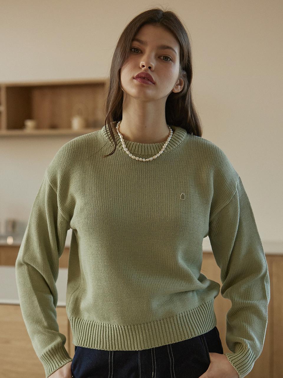 BASIC KNIT PULLOVER [MINT]