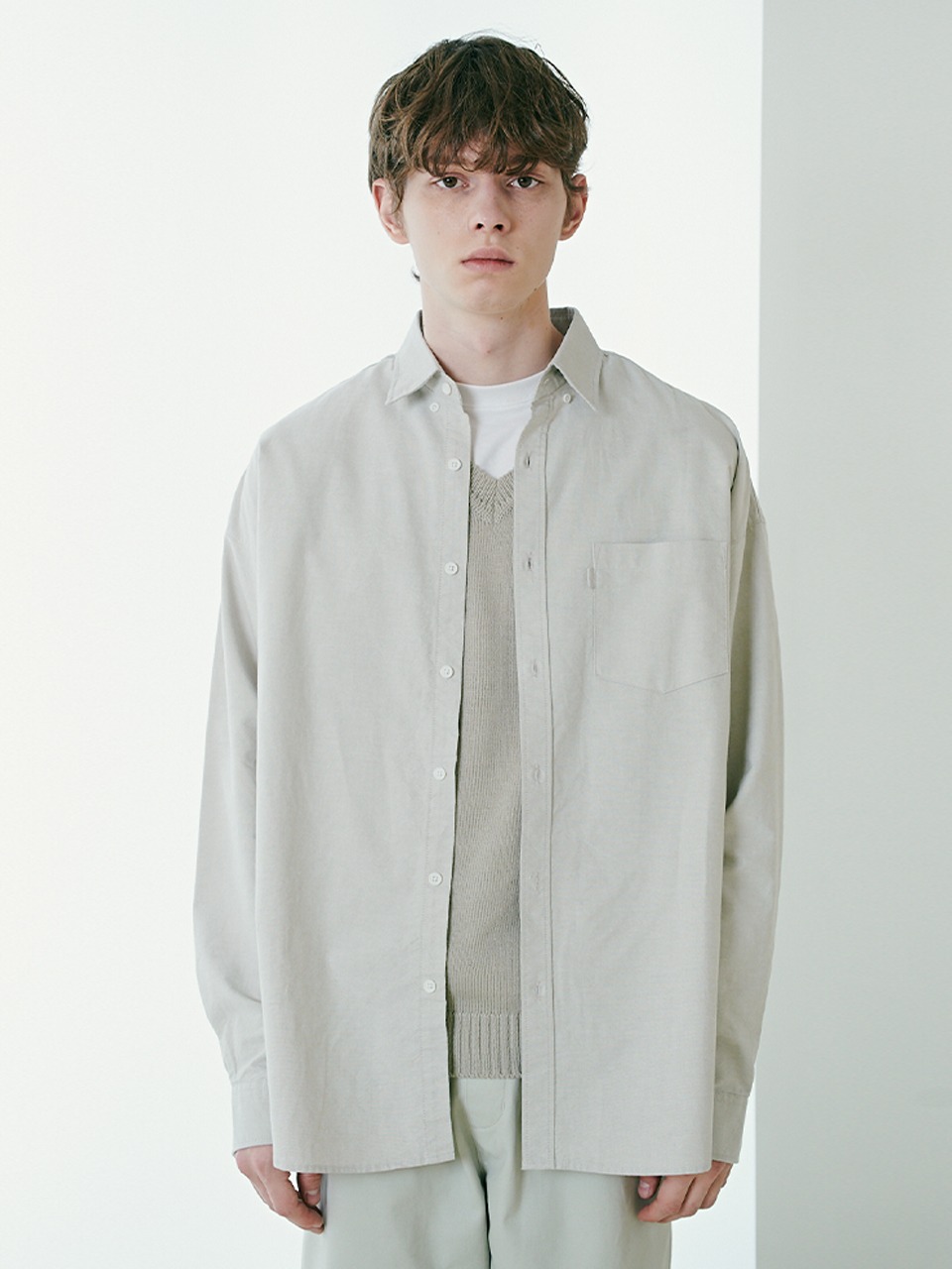 W. STANDARD 오버핏 옥스포드 OVER FIT OXFORD SHIRT