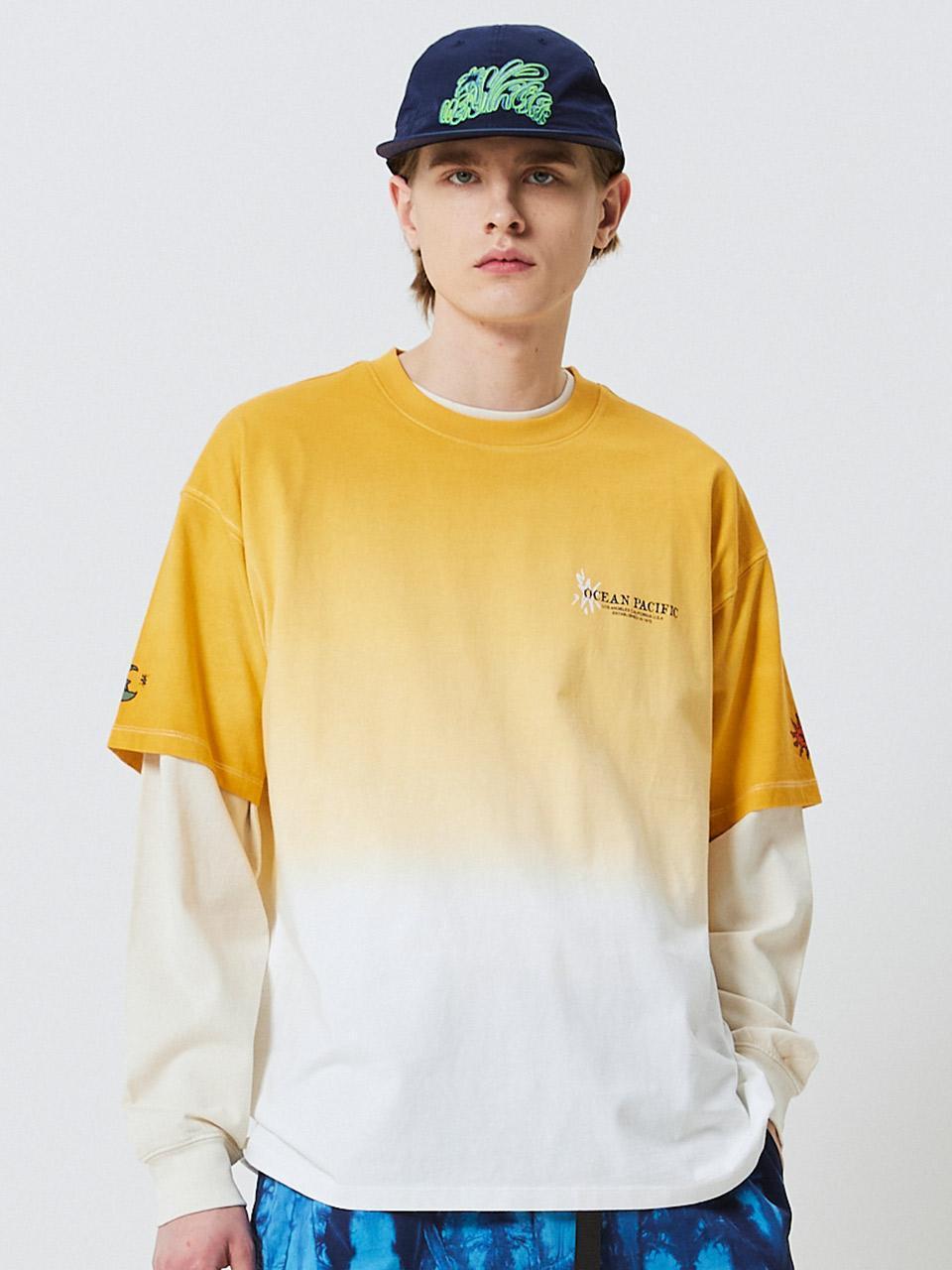 CLASSIC DAY&amp;NIGHT GRADATION T-SHIRT [2 COLOR]